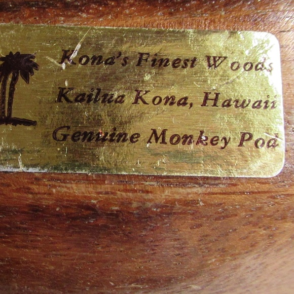 7 piece Monkey Pod wooden set - Picture 6 of 16